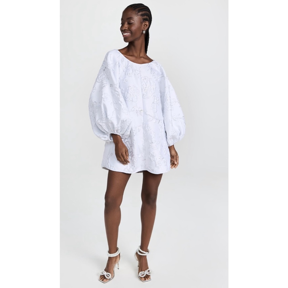 Arianne Elmy - all white good luck dress